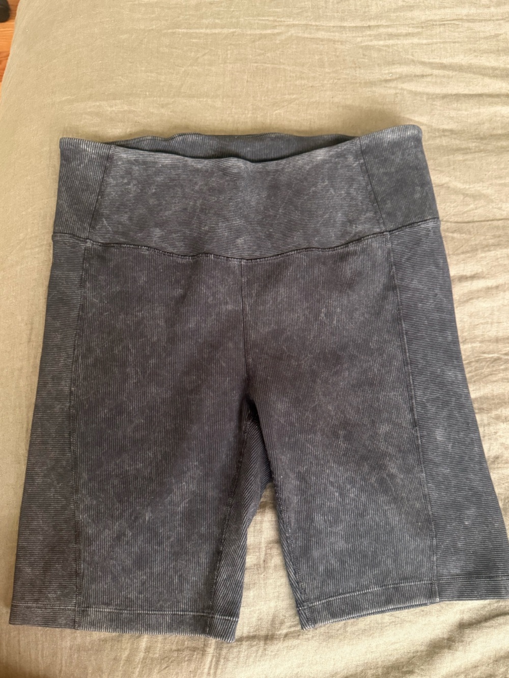 Zella Women's Washed Charcoal Bike Shorts